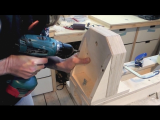 Homemade lathe wood made of plywood part 2