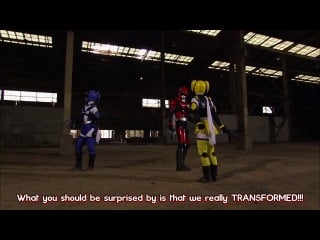 Hikounin sentai akibaranger 1, "pain is strength"