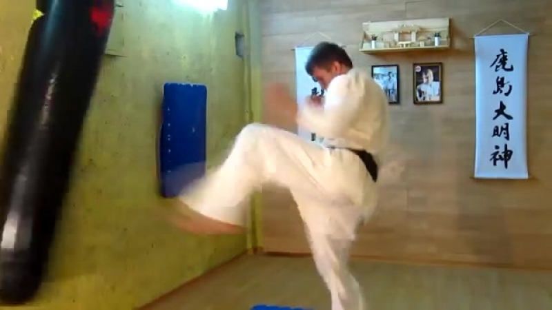 Мае гери, фронт кик, тип / сильнейший удар /mae geri / kyokushinkai karate киокушинкай каратэ