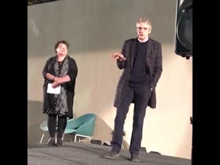 Jeremy irons officially launching the new bath spa university locksbrook campus! a very special night