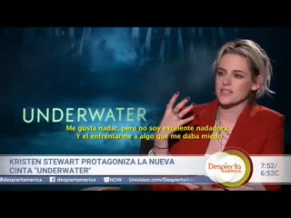 Al filmar la película underwater, kristen stewart tuvo que enfrentar uno de sus más grandes miedos