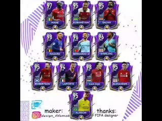 Animated cards fifamobile tots @premierleague likes and rts appreciated fifamobile fifamobile19 tots @fifamobiledev @razerfx1