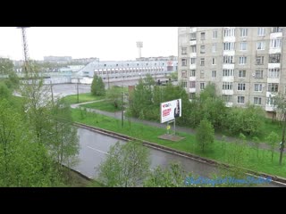 Оленегорск 11 06 2019г дождь со снегом fhd