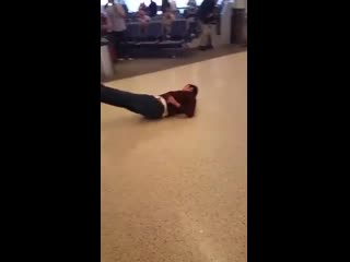 Not stopping at an airport security checkpoint what could go wrong