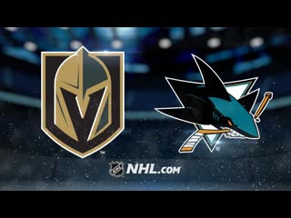 Nhl 2018 19 / sc / wc / round 1 / game 2 / vegas golden knights san jose sharks / nbcs ca