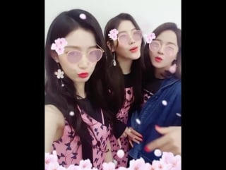 [ig] 170325 gu9udan같이 벚꽃놀이 갈까요~?🌸 #구구단 #하나 #세정 #혜연 #봄이왔어yo💃 #스프링 #용수철?!😅