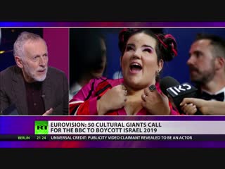 Eurovision 50 cultural giants call for the bbc to boycott israel 2019