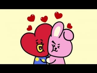 Best friends forever! #bt21 #tata #cooky #bff #besties