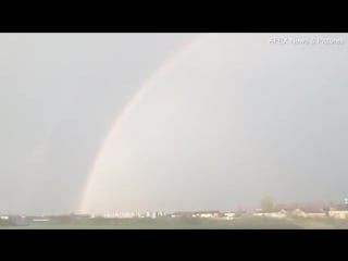 Footage captured ufo falling from the sky in somerset storm