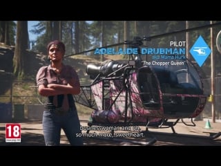Far cry 5 adelaide drubman – gun for hire character spotlight