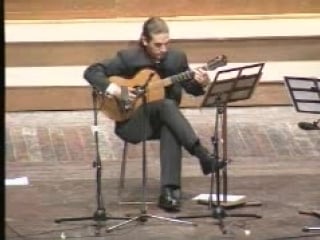 Marco tamayo is sight reading some unpublished waltz by a fourteen years old giuliani the guitar