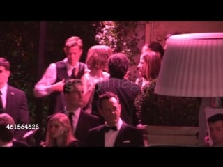 Ared leto & lily collins departing the caa party at the sunset tower in west hollywood in celebrity sightings in los angeles