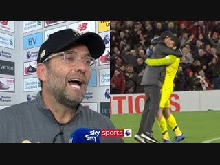 Jurgen klopp apologises for his celebration and reacts to bizarre late winner! | liverpool v everton