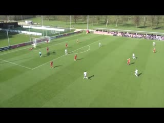 Saka’s two goals for the england u19s from earlier this week he’s getting so good at making this kind of run and then finding a