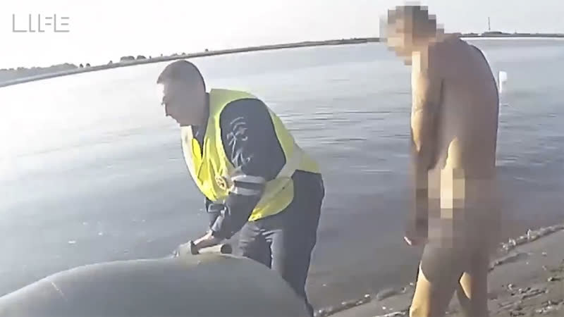 Пьяный водитель прыгнул в воду, уходя от погони гибдд