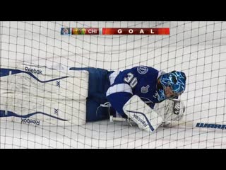 Gotta see it bishop and hedman collide, sharp takes advantage