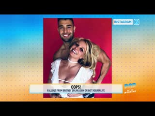 Kevin federline not happy with sons ig live on britney spears pop of the morn