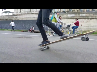 Longboard dancing and freestyle in paris