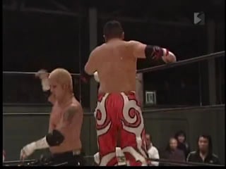 Jun kasai & masada vs takashi sasaki & yuko miyamoto [bjw show]