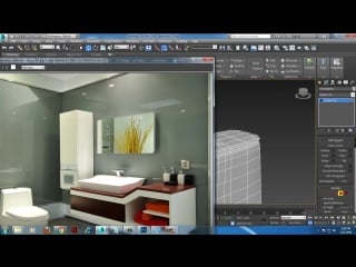 Tutorial on modeling and texturing a 3d bathroom in 3dsmax using vray ( part 3)