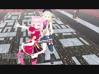 (mmd)bring it on! (劣等上等) (hime tanaka hina suzuki) 1080p sm34203864