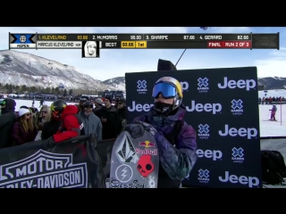 Marcus kleveland wins men’s snowboard slopestyle gold x games aspen 2018