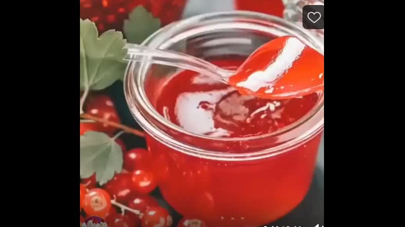 Желе из красной смородины