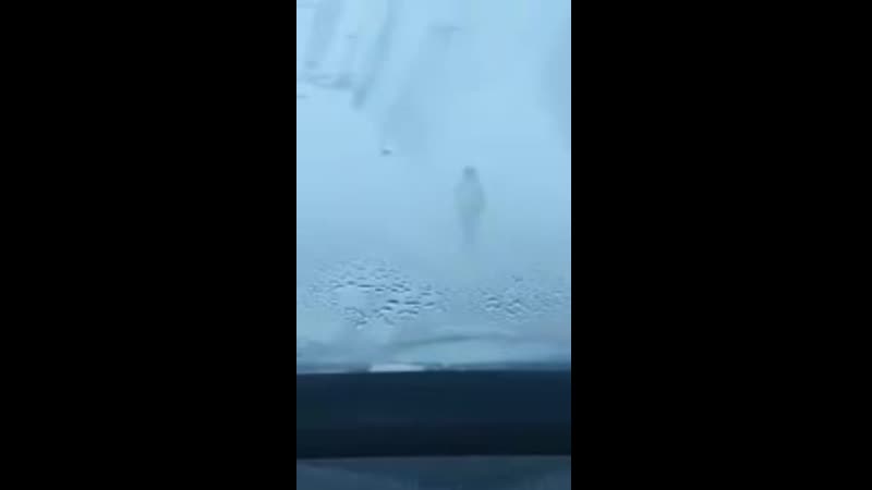 Казахский полицейский несколько километров бежал перед колонной машин, чтобы показать им дорогу и безопасно провести в город ег