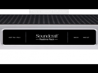 Soundcraft realtime rack w uad powered plug ins getting st