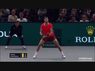 2018 paris masters khachanov thiem