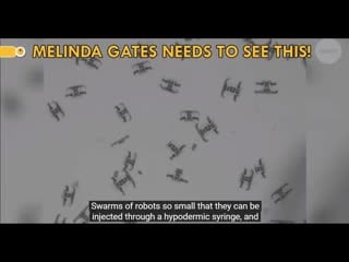 Swarms of so small injectable robots that they can be injected through a hypodermic syringe