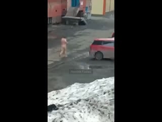 Голый норильчанин бегал по улицам и кричал