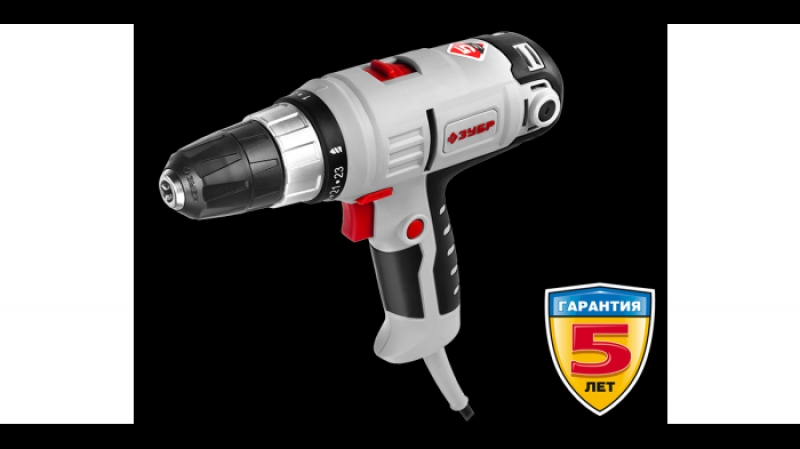 Дрель шуруповёрт сетевая “зубр“ зсш 300 2