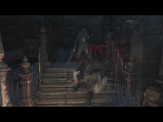 Bloodborne cut content gascoigne friendly encounter conversation dialogue restored