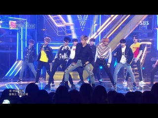 010418 inkigayo wanna one i promise you + boomerang