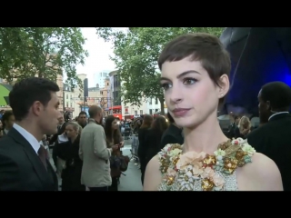 Anne hathaway on catwomans hips dark knight rises premiere, london