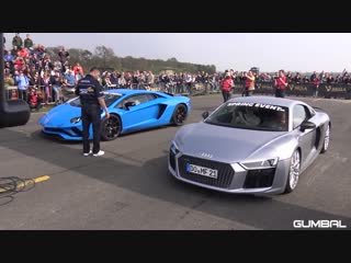 Audi r8 v10 plus vs lamborghini aventador s