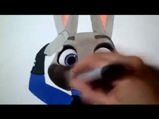 How i draw judy hopps (zootopia)