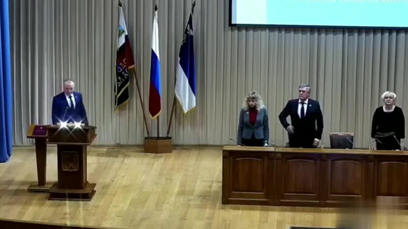 Мэр белгорода принял присягу под музыку из "звездных войн"