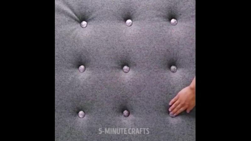 Девушка сделала изголовье кровати