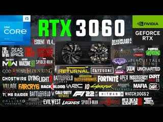 Rtx 3060 test in 50 games in 2023