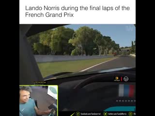 Exclusive onboard with @landonorris #frenchgp