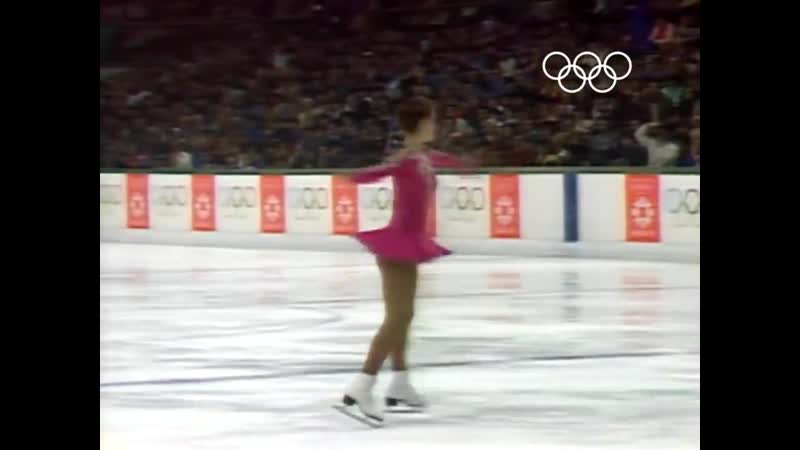 Katarina witt wins gold sarajevo 1984 winter olympics