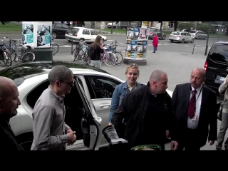 Wentworth miller arrives at kino kijów during pko off camera 2015