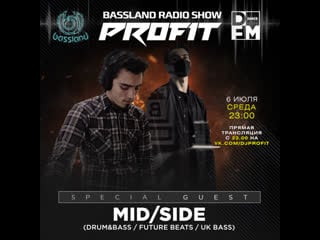 Bassland show @ dfm special guest mid side + диджейские терочки