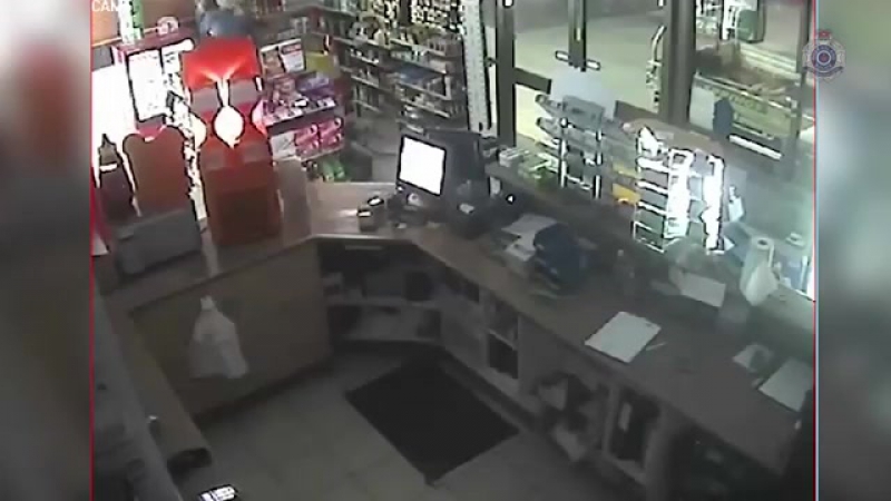 Попытка кражи банкомата
