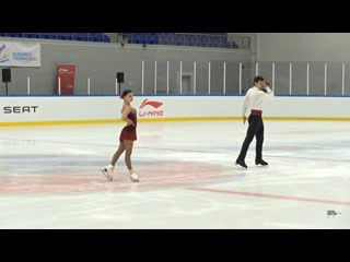 Karina akopova / nikita rakhmanin – sp – budapest trophy 2021