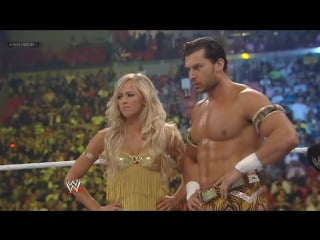 Wwe hell in a cell fandango and summer rae vs natalya the great khali