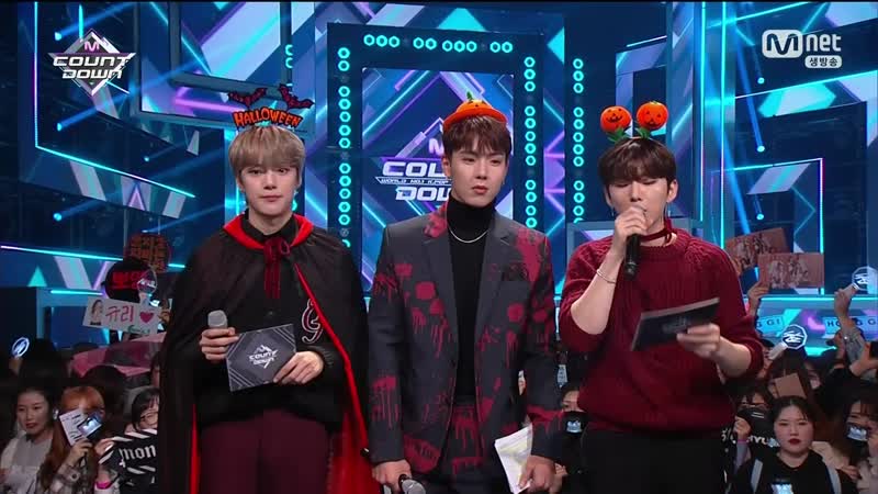 [25 10 18] special mc shownu, minhyuk, kihyun @ m!countdown