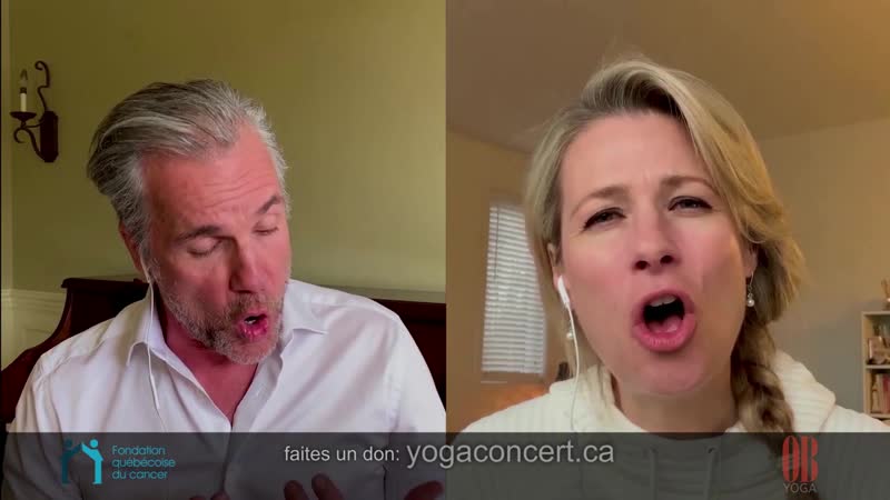 Bruno pelletier et brigitte marchand nella fantasia (yoga concert contre le cancer 2020)